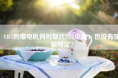 YB3防爆電機何時取代YB2電機，也沒有強制規(guī)定？